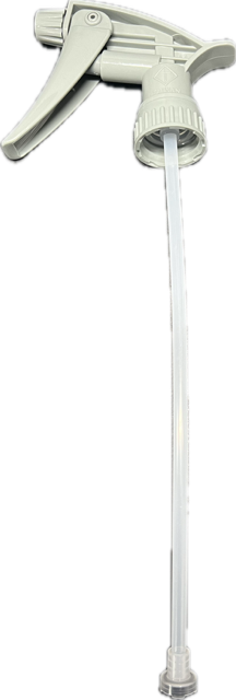 Gray chemical resistant trigger sprayers