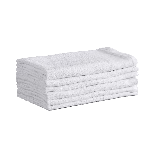 White Cotton Terry Towels (Bag of 12)