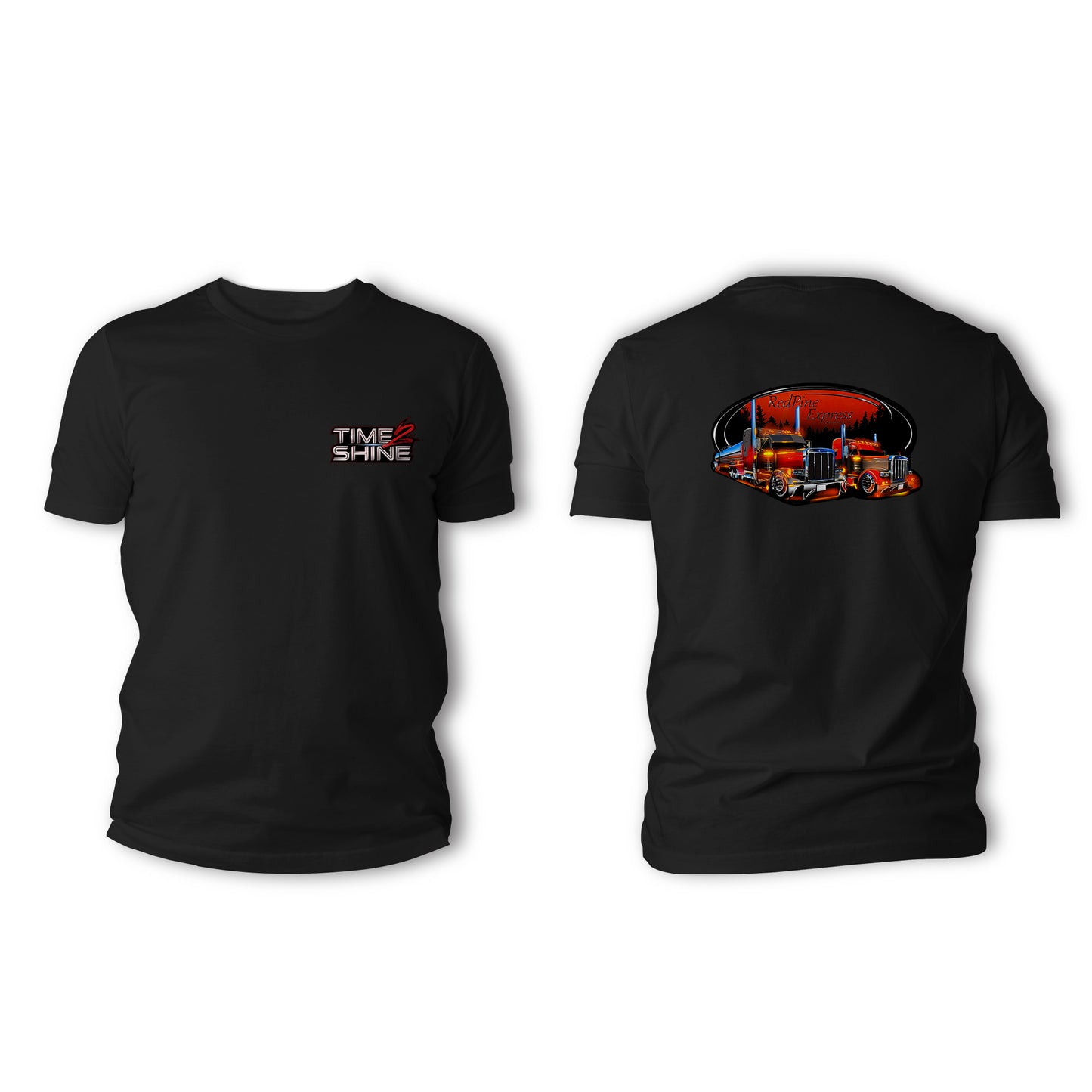 Red Pine Express "Last Time" and "Clocked In" Shirts and Hoodies