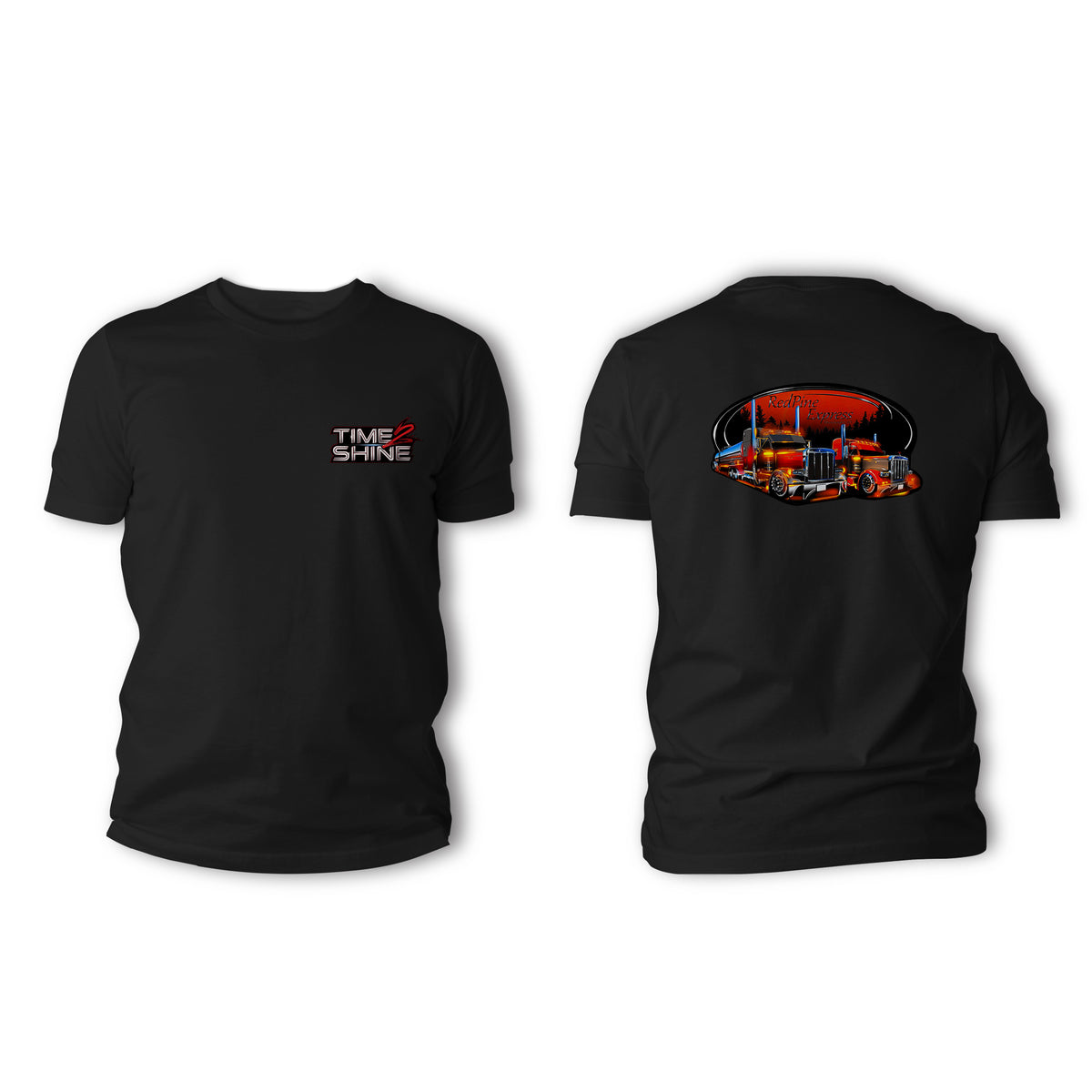 Red Pine Express &quot;Last Time&quot; and &quot;Clocked In&quot; Shirts and Hoodies