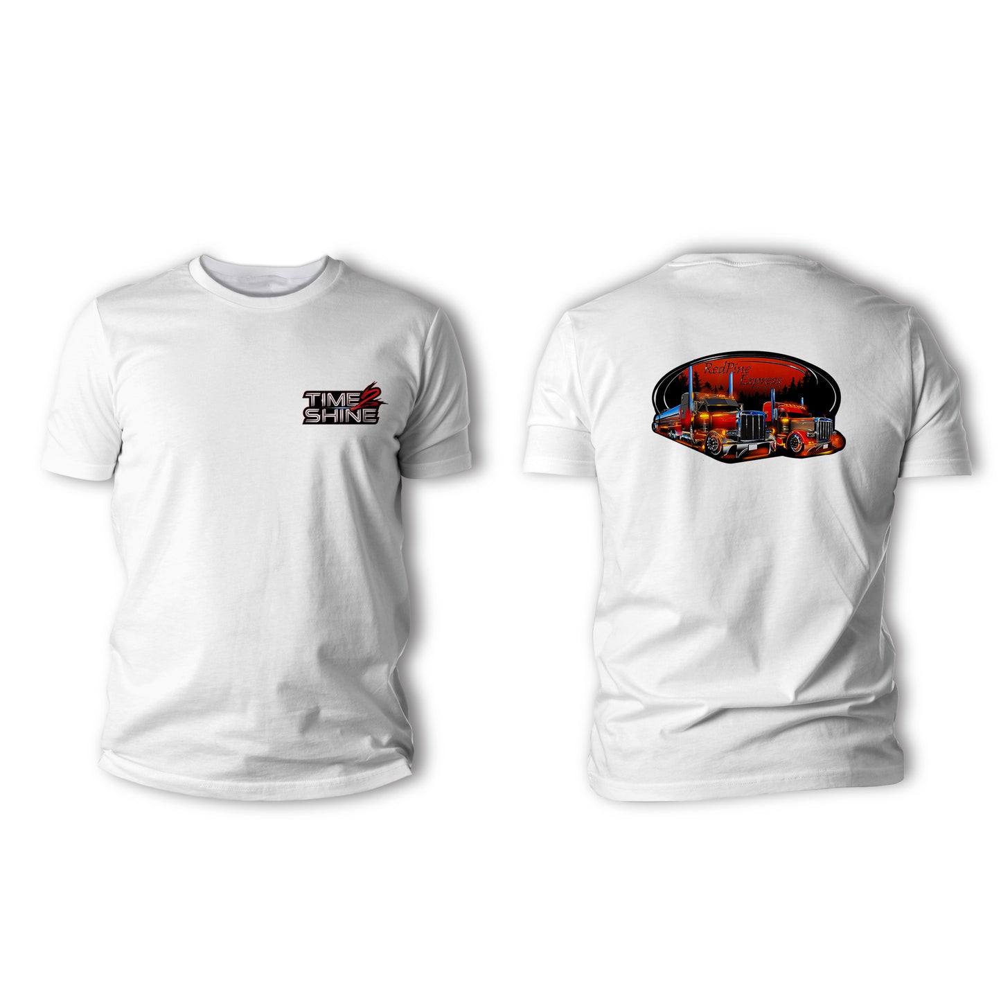 Red Pine Express "Last Time" and "Clocked In" Shirts and Hoodies