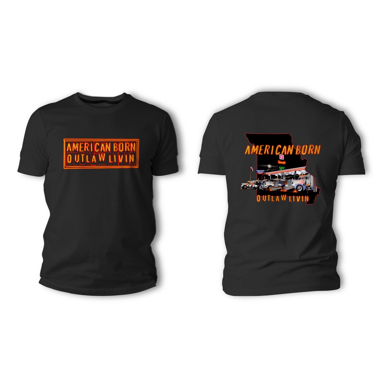 Trucks at Night Shirts and Hoodies