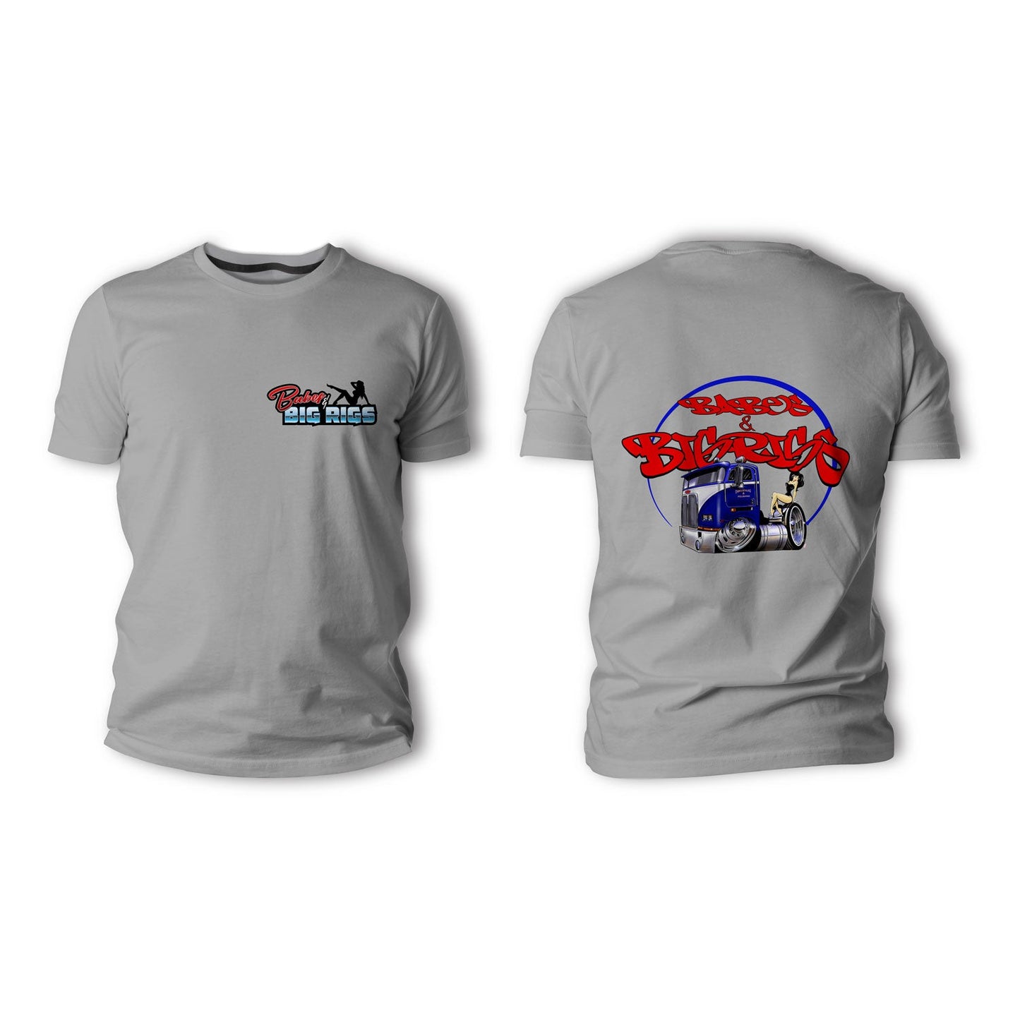 Cartoon Babes and Big Rigs Shirts and Hoodies