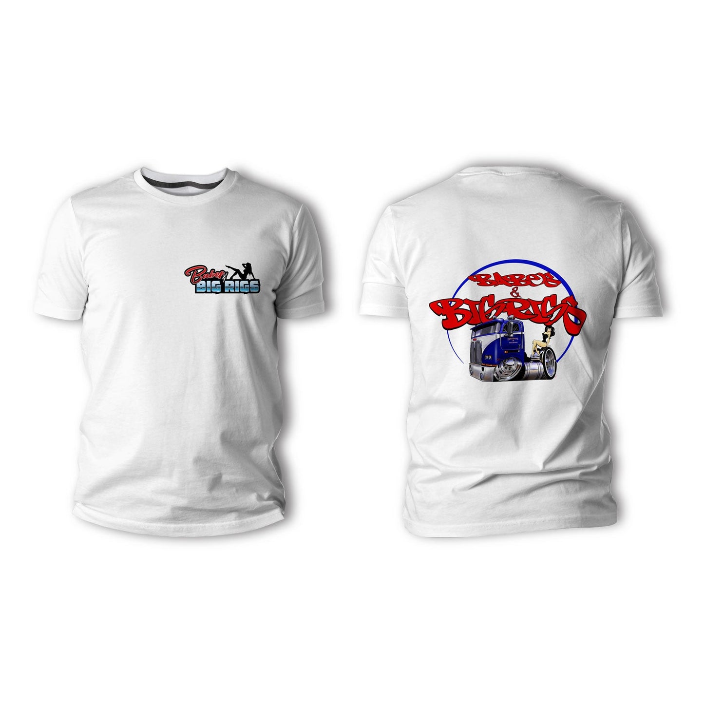 Cartoon Babes and Big Rigs Shirts and Hoodies