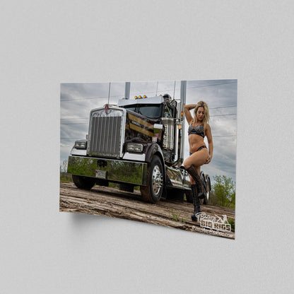 Babes and Big Rigs Poster Prints