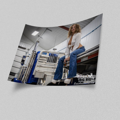 Babes and Big Rigs Poster Prints