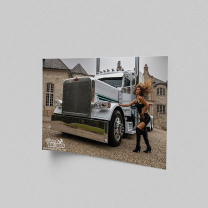 Babes and Big Rigs Poster Prints