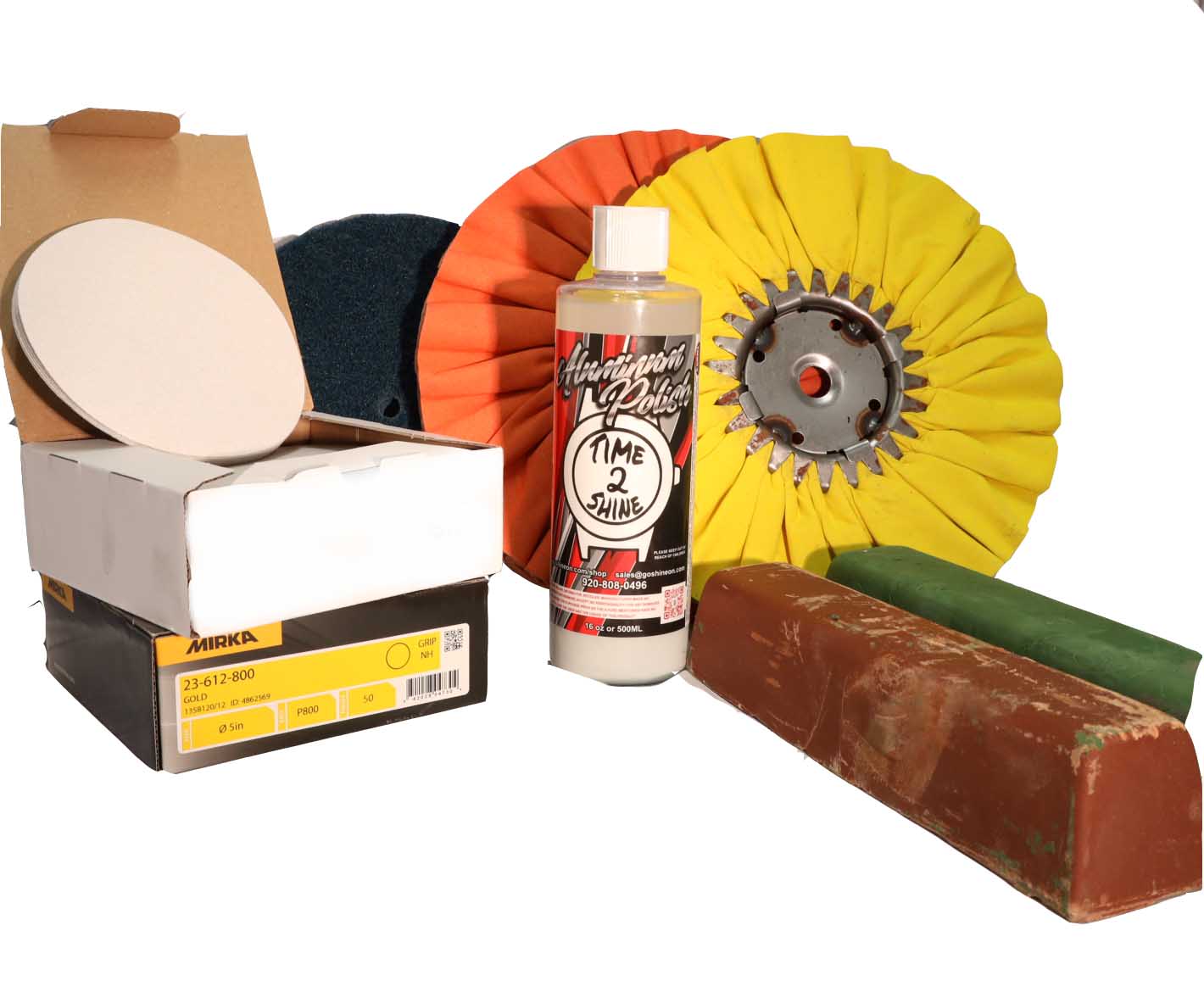 Renegade Yellow Polishing Compound for Buffing Stainless and Steel Whe