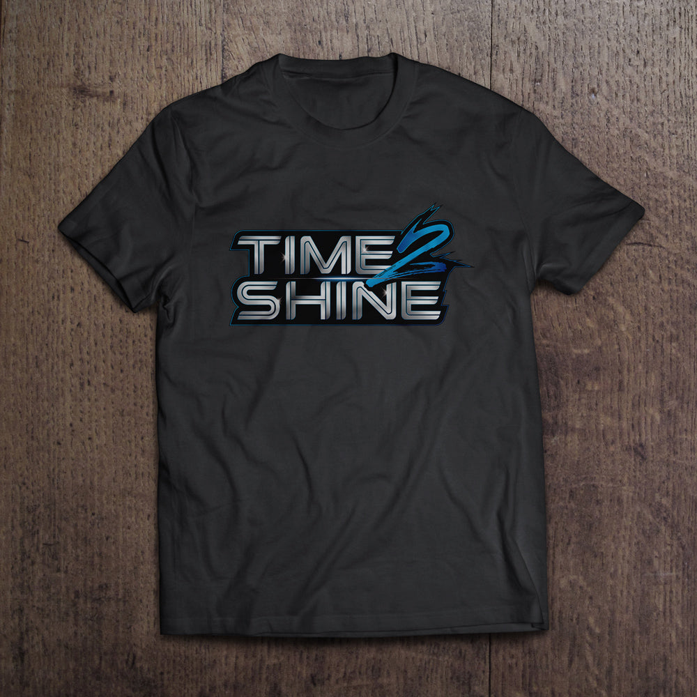Time 2 Shine Blue Logo Shirts and Hoodies