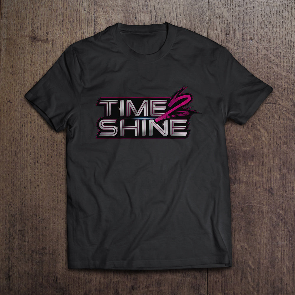 Time 2 Shine Pink Logo Shirts and Hoodies