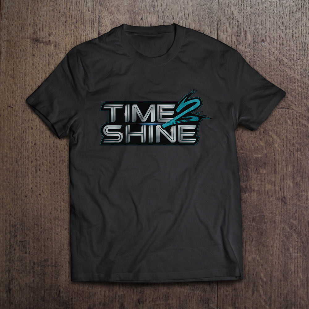 Time 2 Shine Baby Blue Logo Shirts and Hoodies