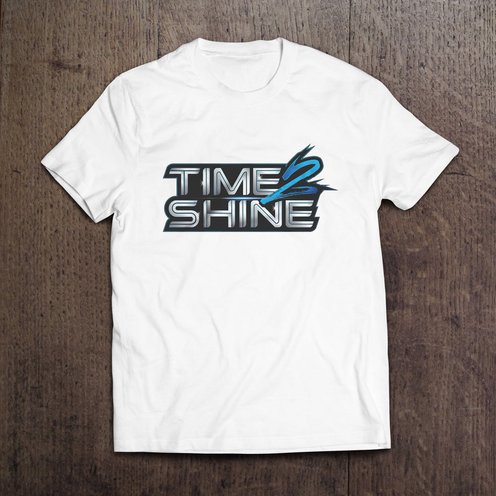 Time 2 Shine Blue Logo Shirts and Hoodies
