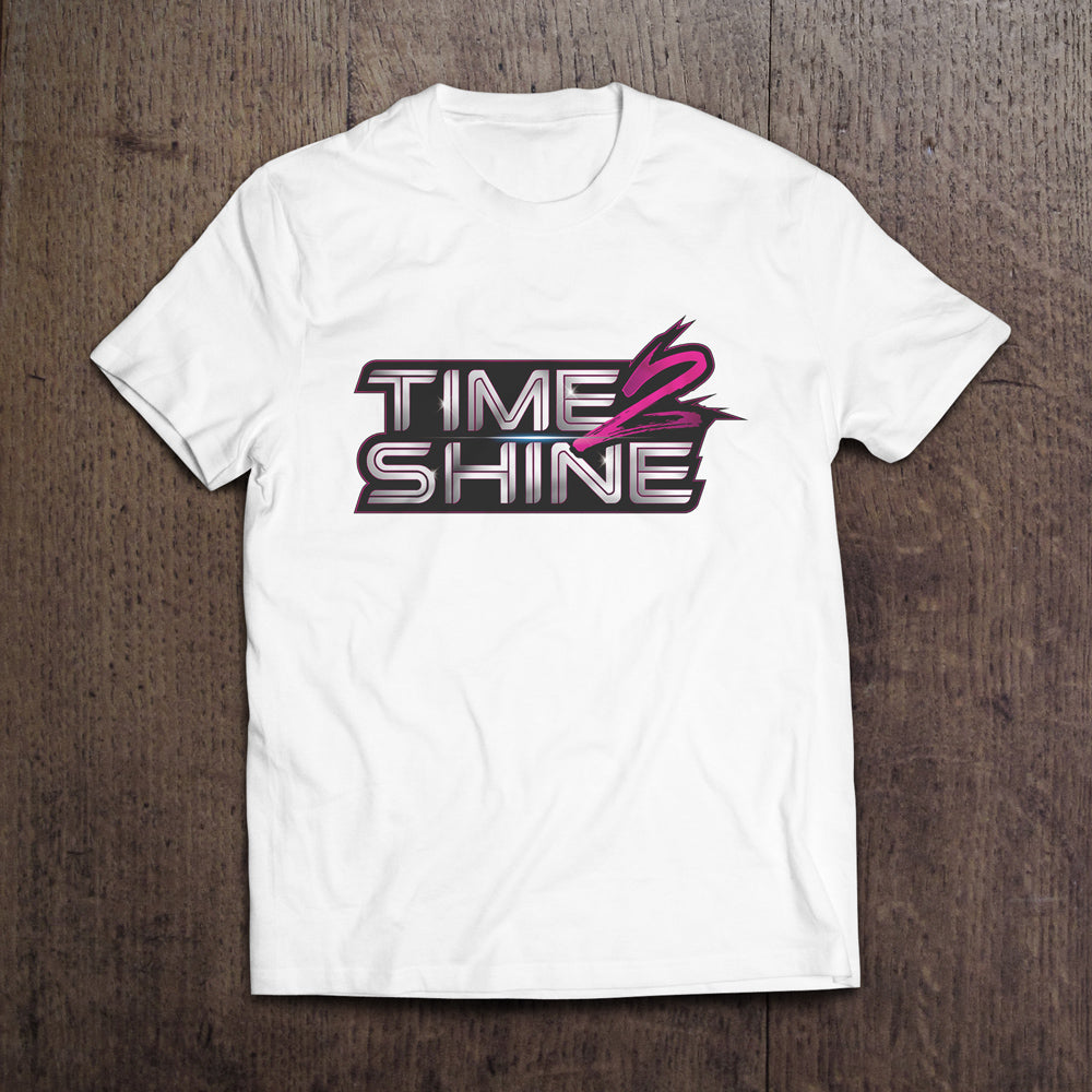 Time 2 Shine Pink Logo Shirts and Hoodies