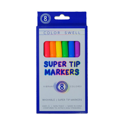 Kids Coloring White Shirts with Coloring Markers