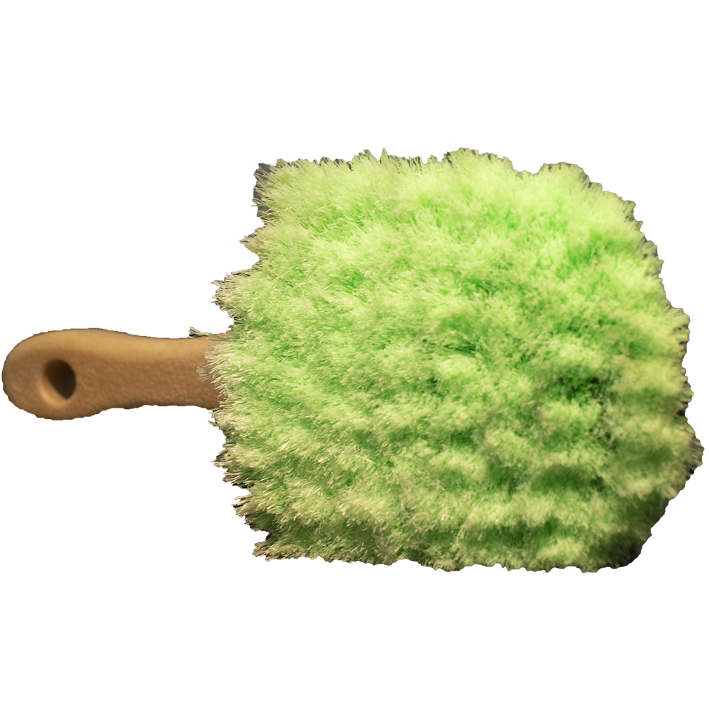 Green nylex brush