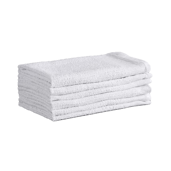 White Cotton Terry Towels Bag of 12 Go Shine On