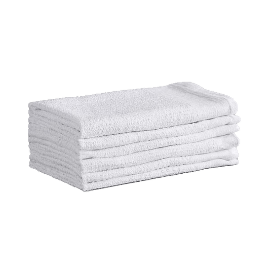 White Cotton Terry Towels (Bag of 12)